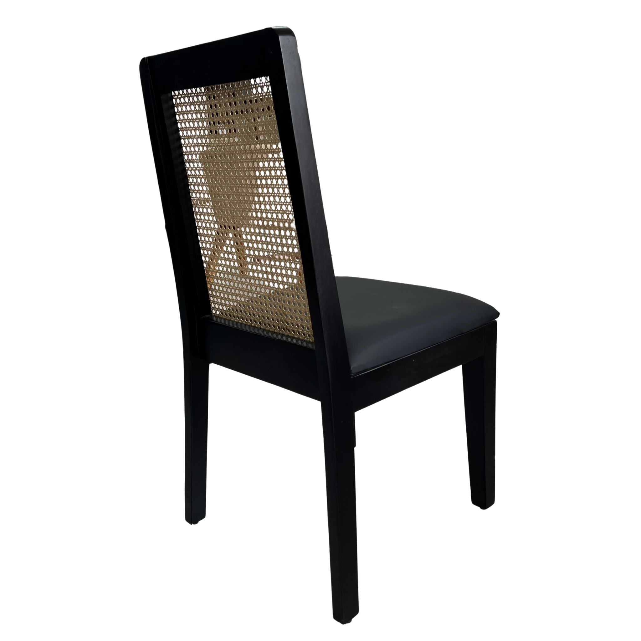 Altana Black Cane Chair