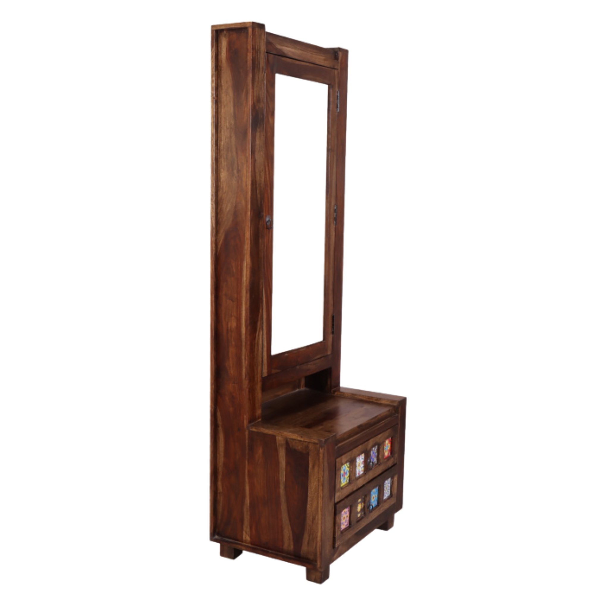 Tile Dressing  Table with Two Drawer