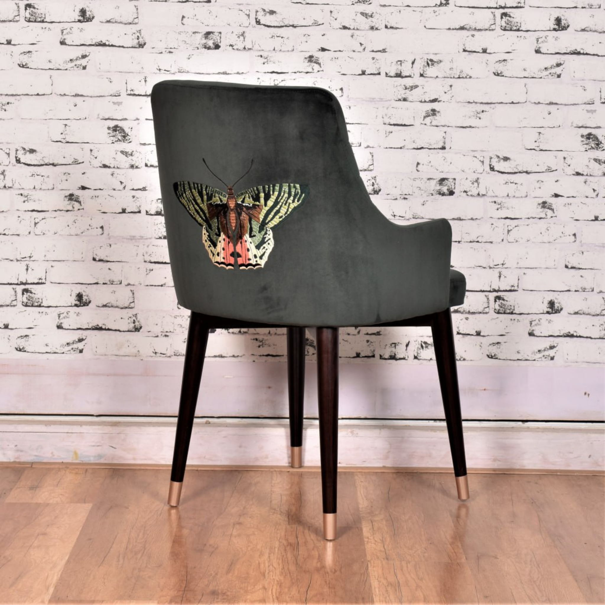 Scarlet Emeralad Dining  Chair