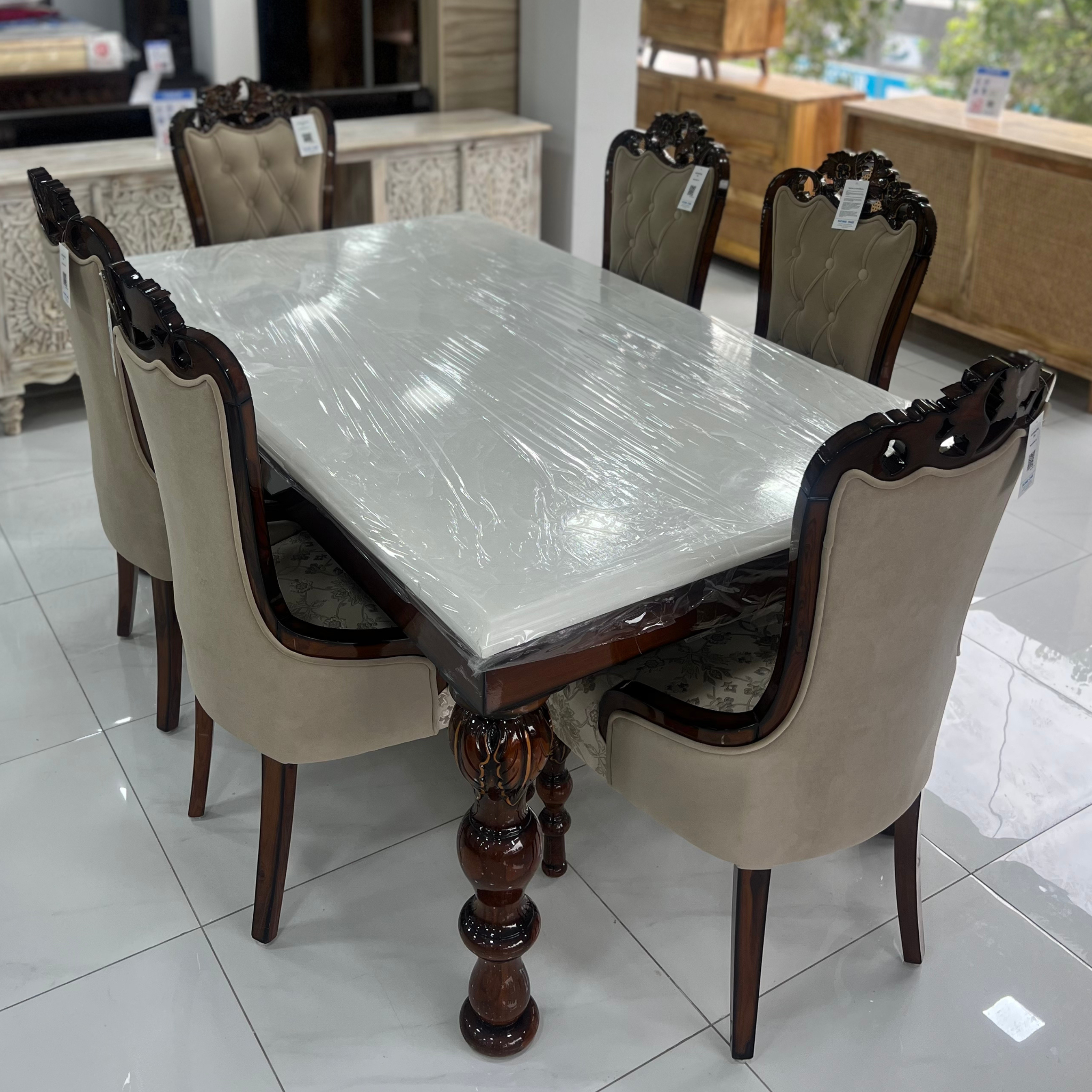 Leaf 6S  Wood Dining Table