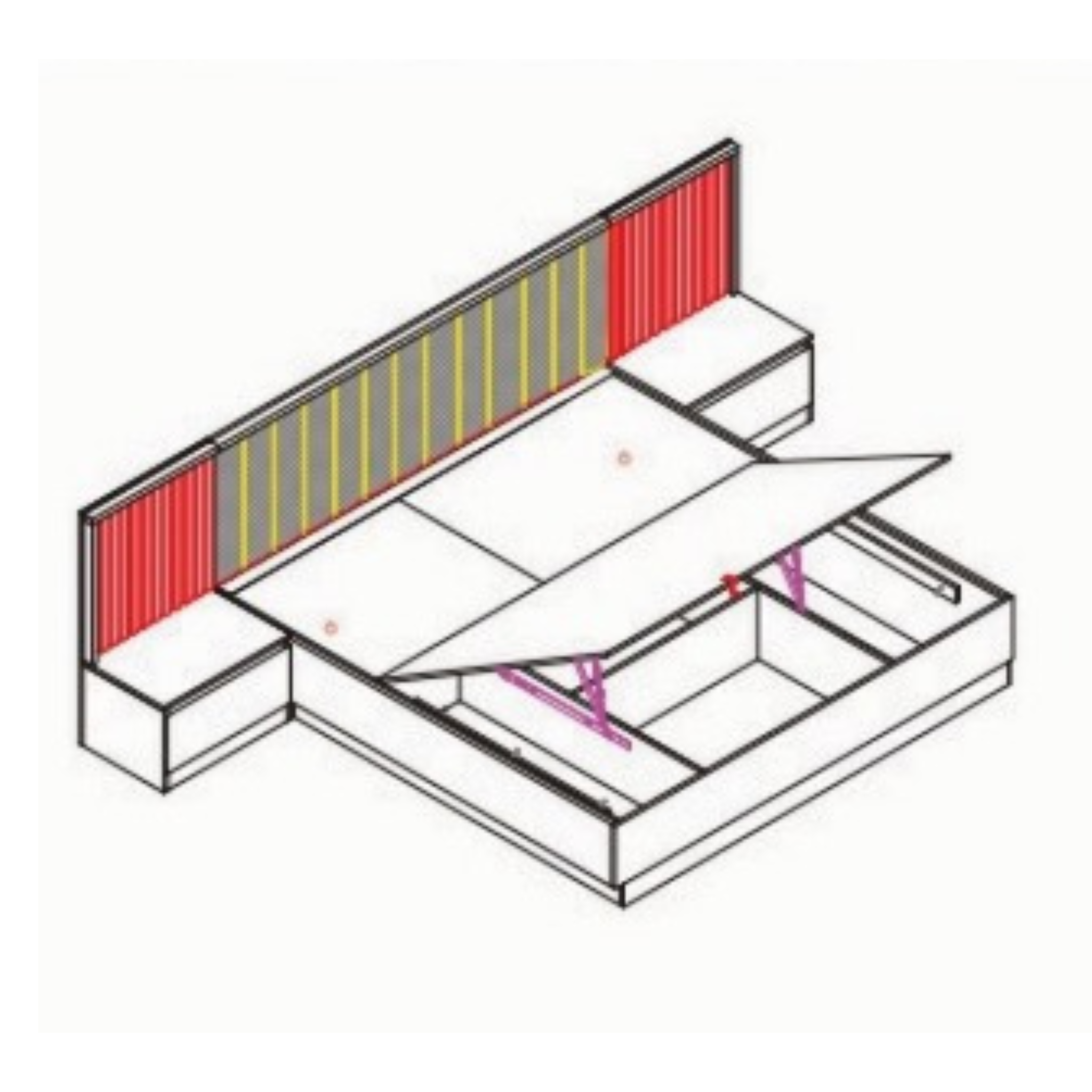 Bradley Engineered Wood Bed