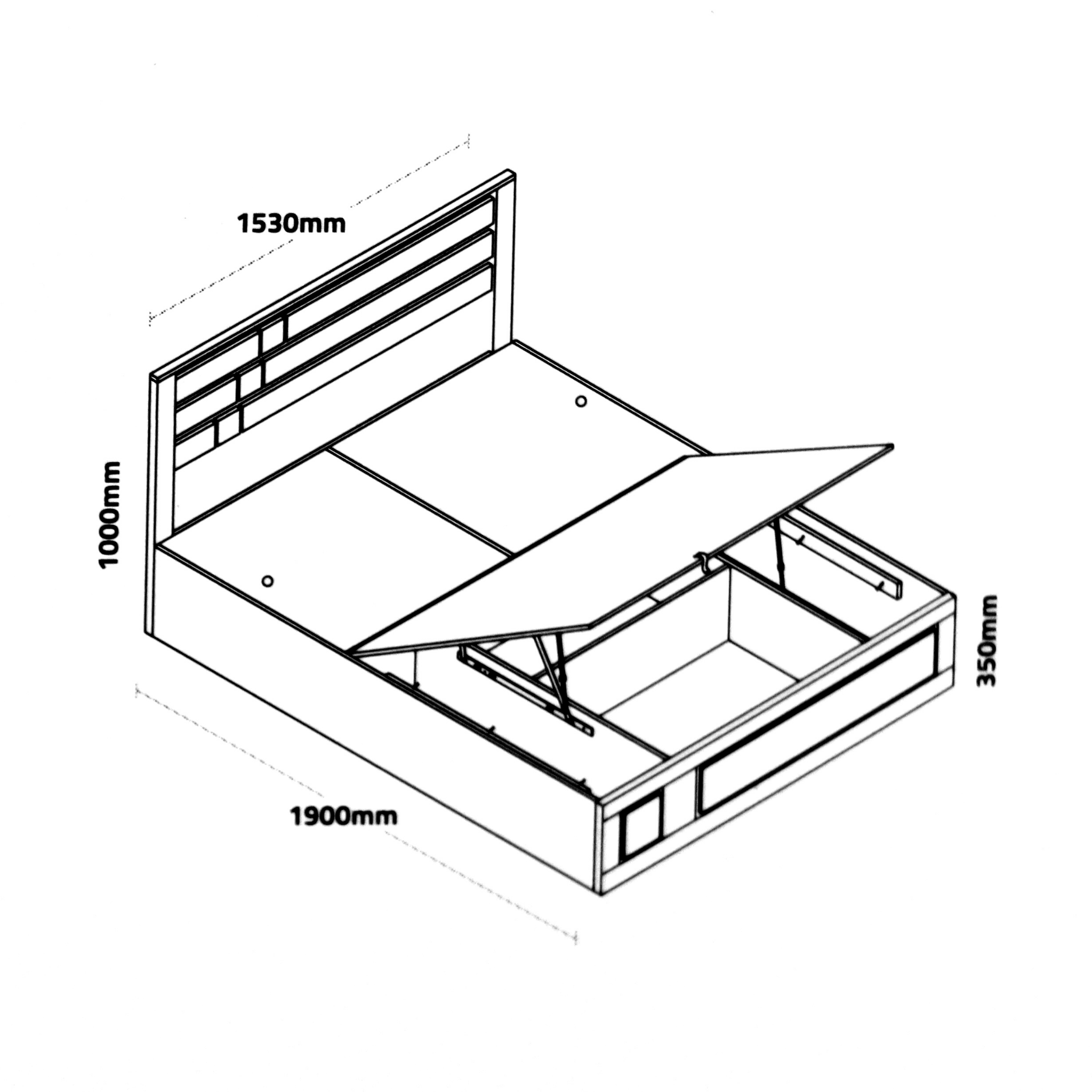 Lucien Engineered Wood Bed