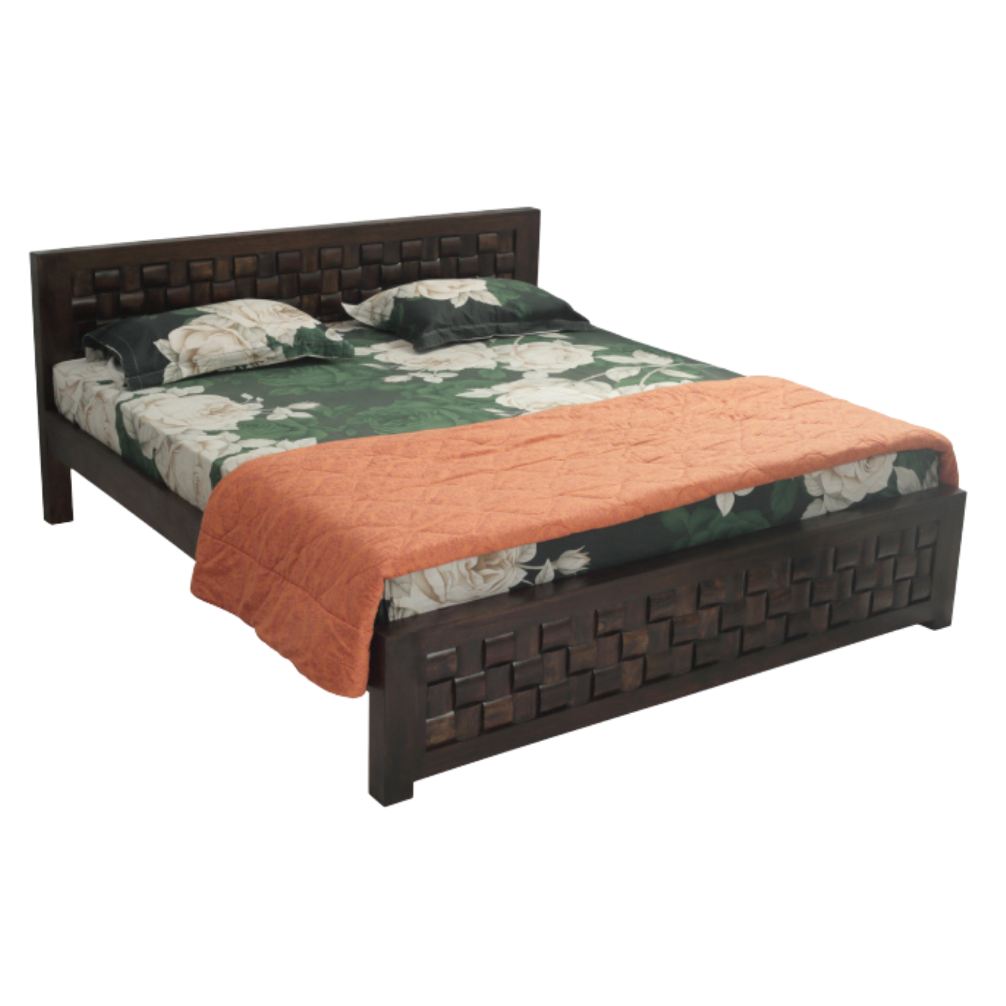 Nivaar Sheesham Wood Bed