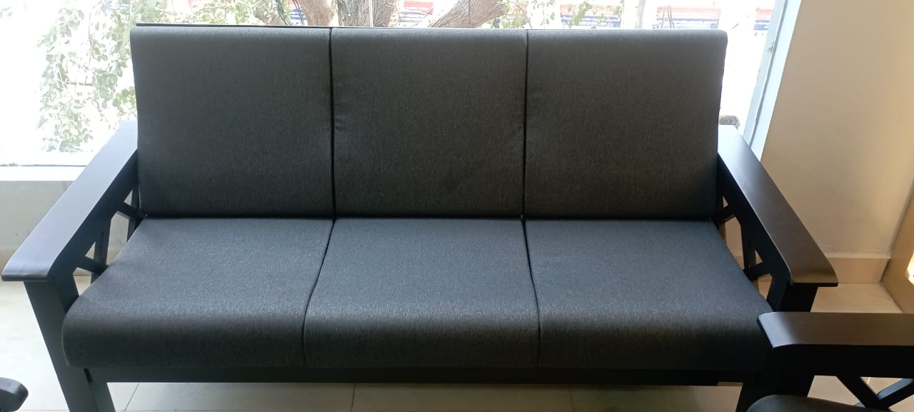 X Wooden Sofa Set