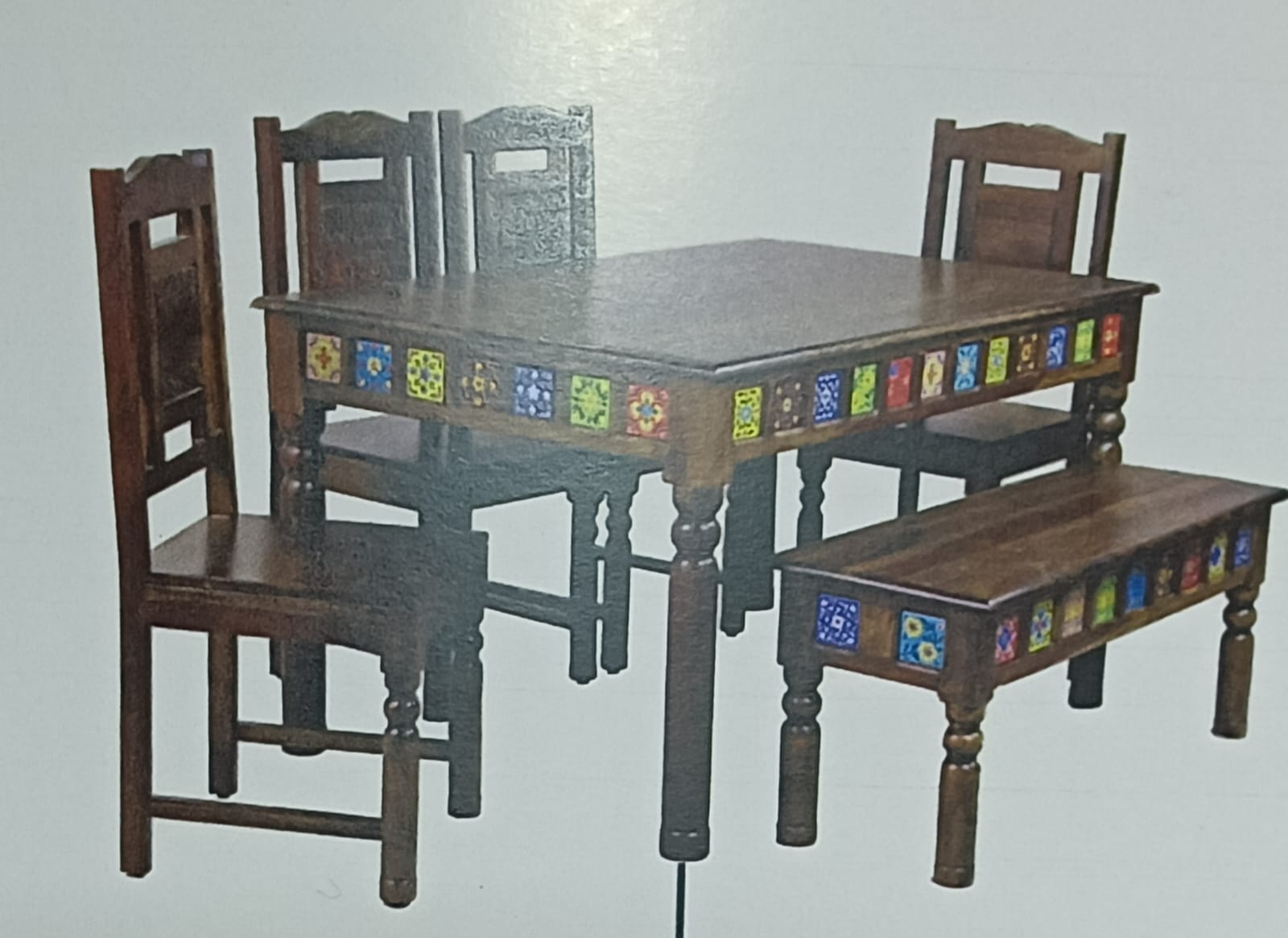 Tile Dining Bench
