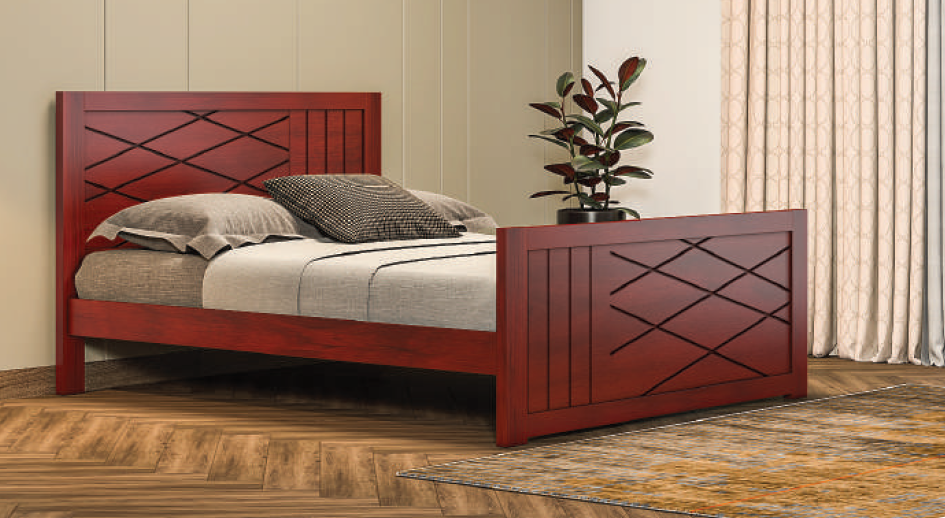 Sumptuous Form Wood Bed