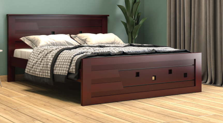 Distinctive Wood Bed