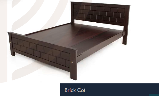 Brick Wood Cot