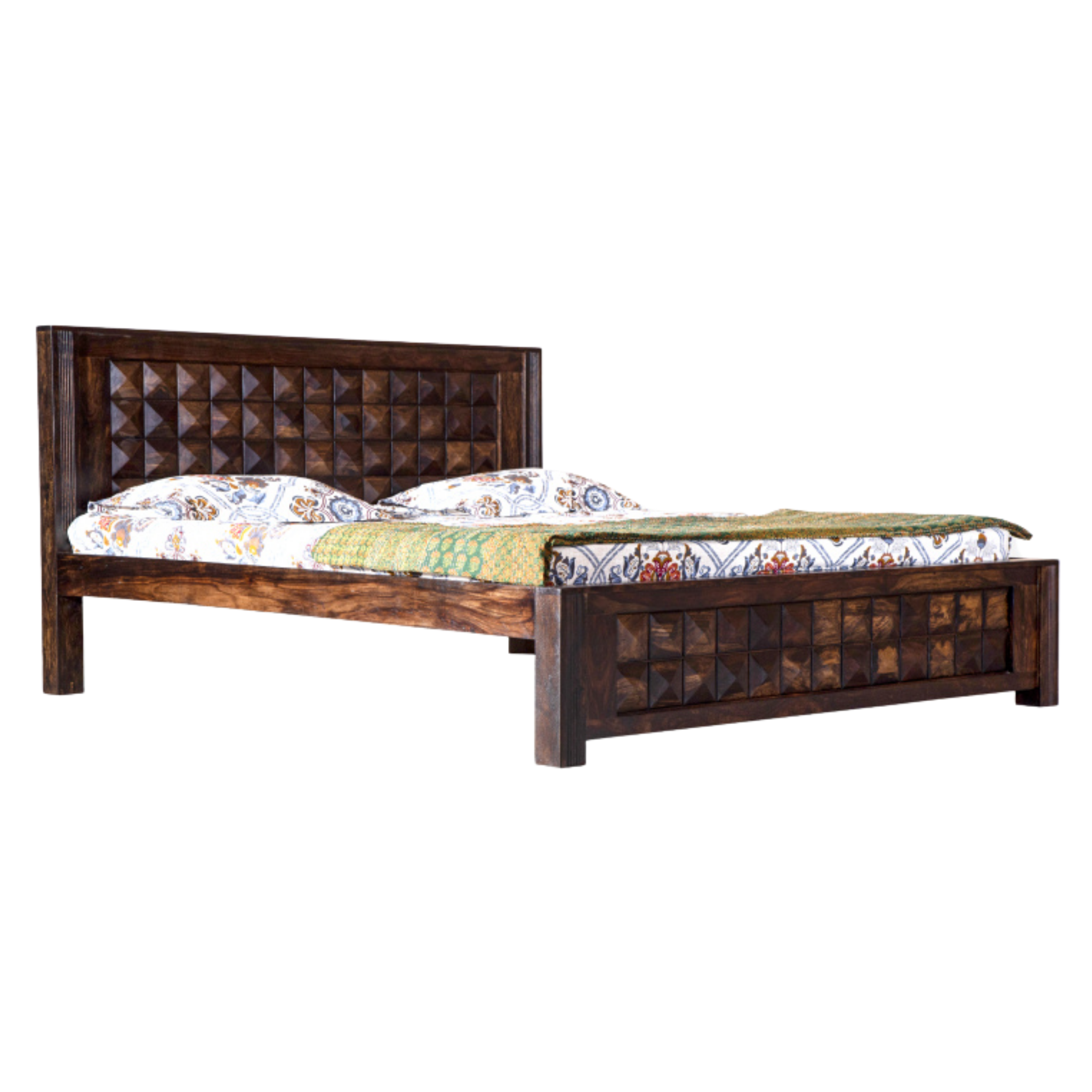 Diamond 36"  Sheesham Wood Bed