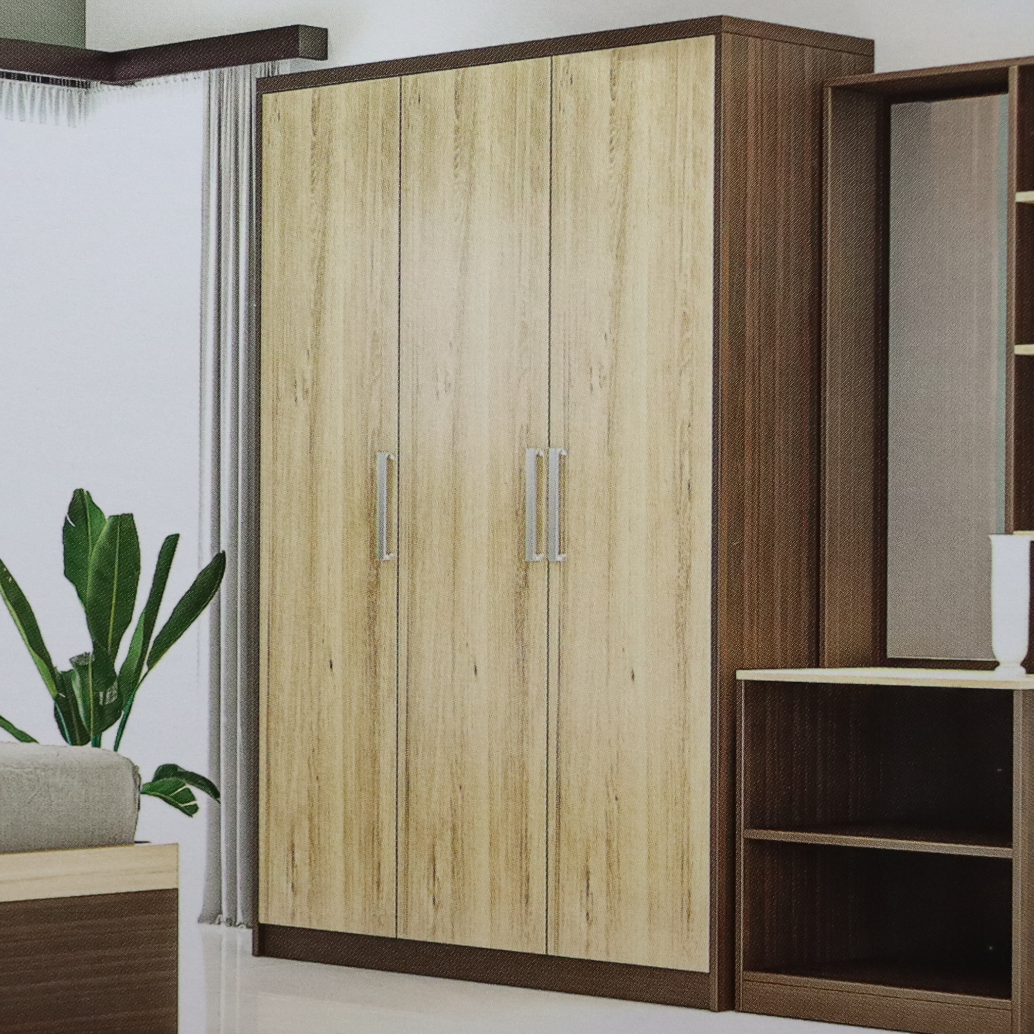 Eterna Three Door Wardrobe with Inner Door