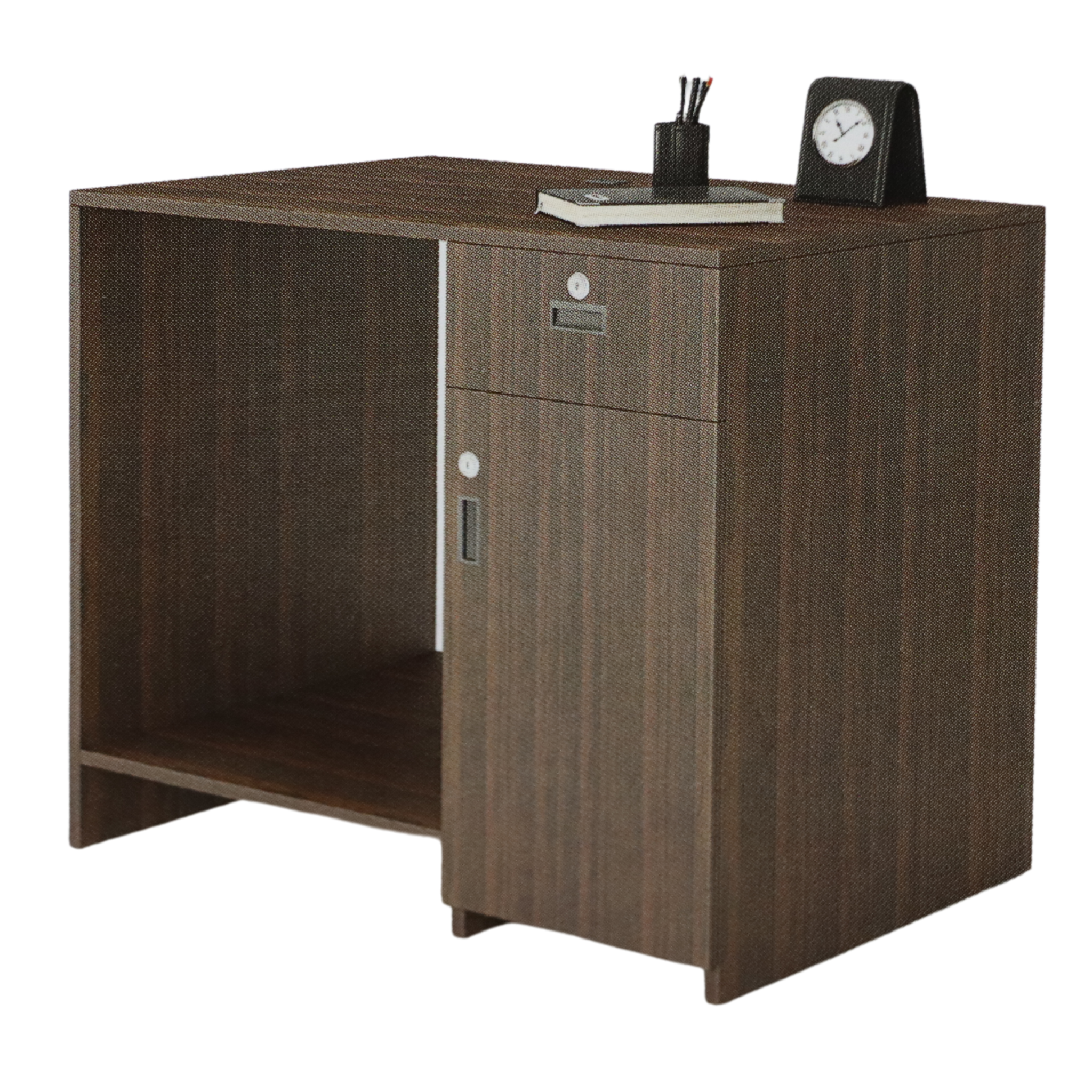Office Table with One Drawer and One cabinet Storage