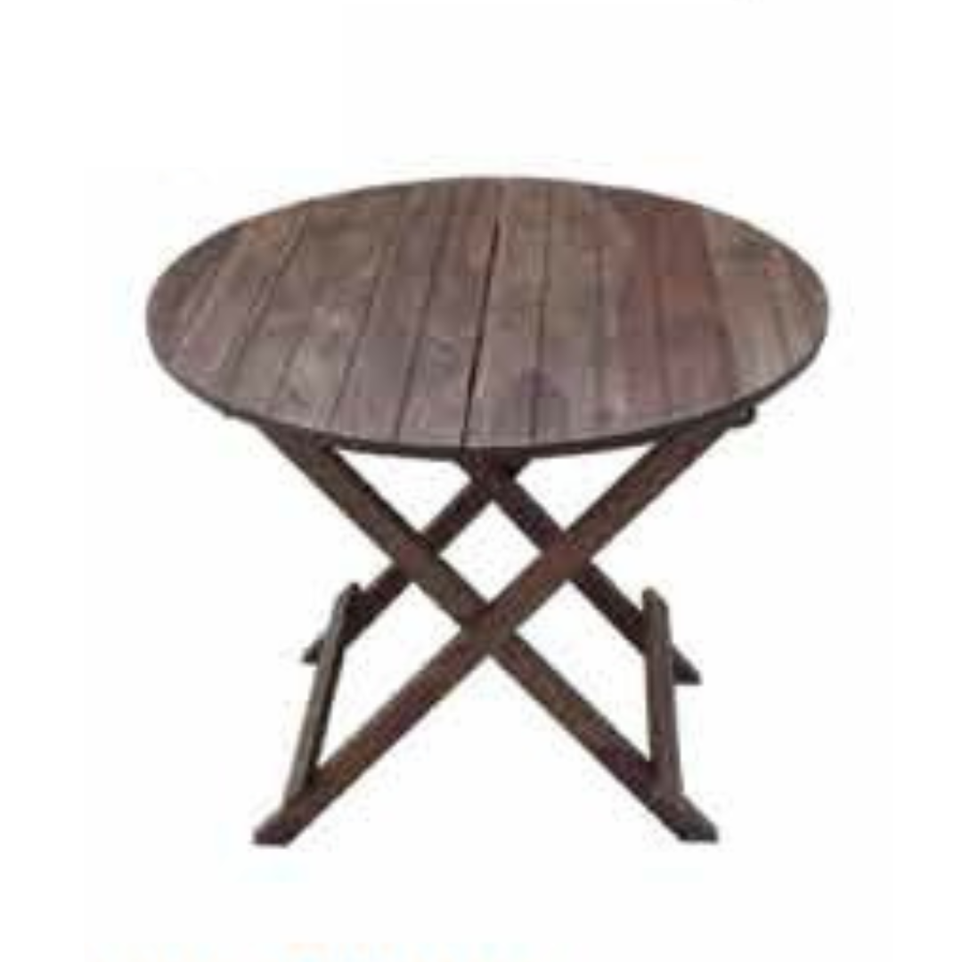 Serbia Folding Coffee Table Round