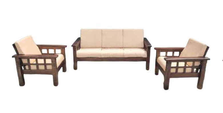 Tisa Small Group Wooden Sofa