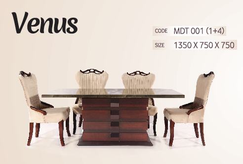 Venus Marble Dining Table