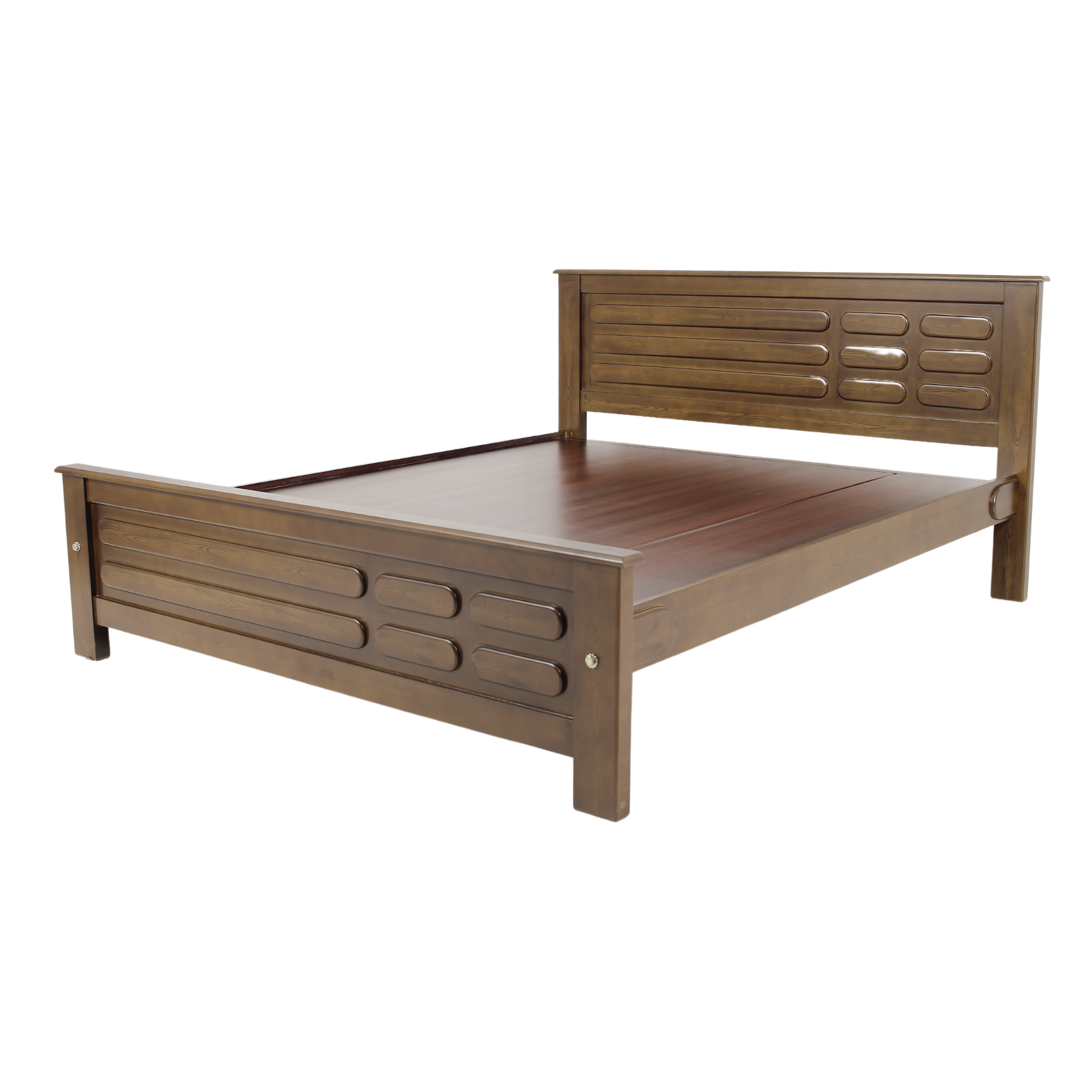 Metro Rubber Wood Bed