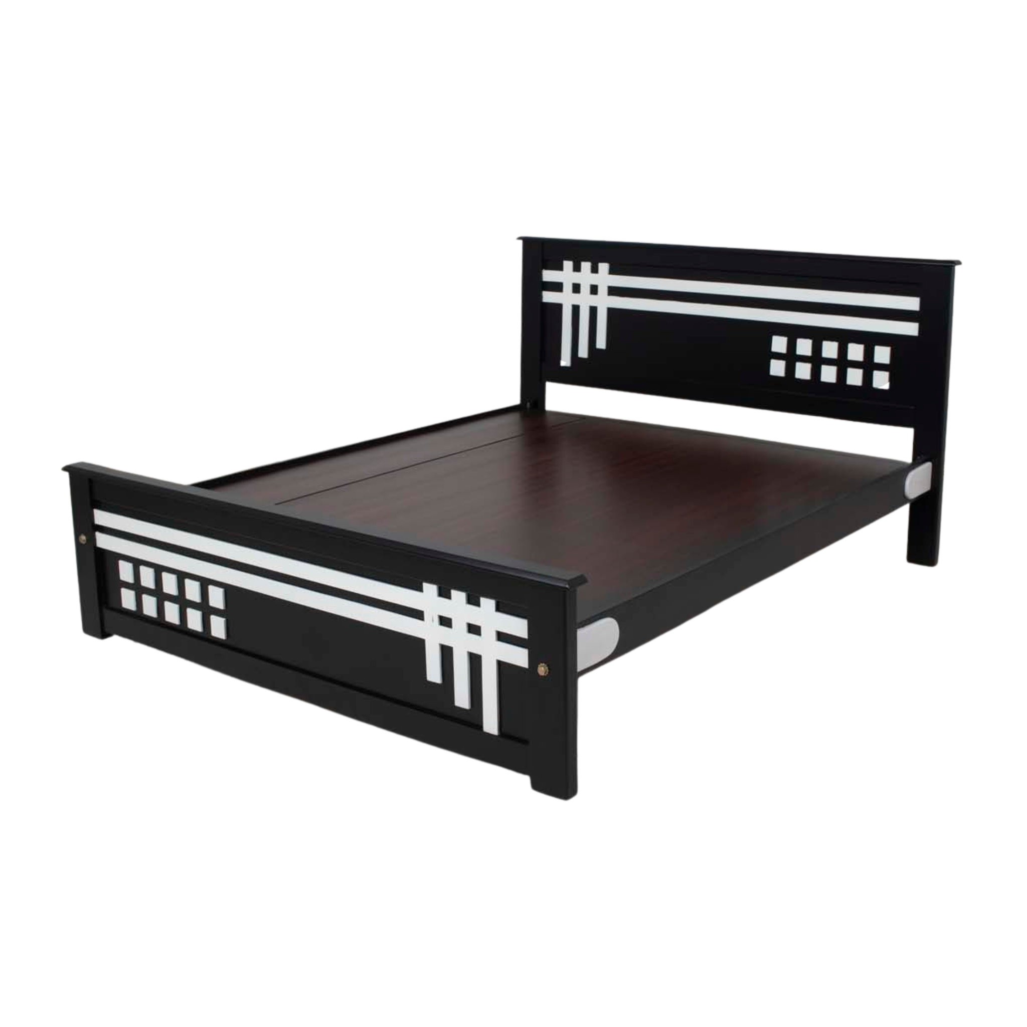 Queen Rubber Wood Bed