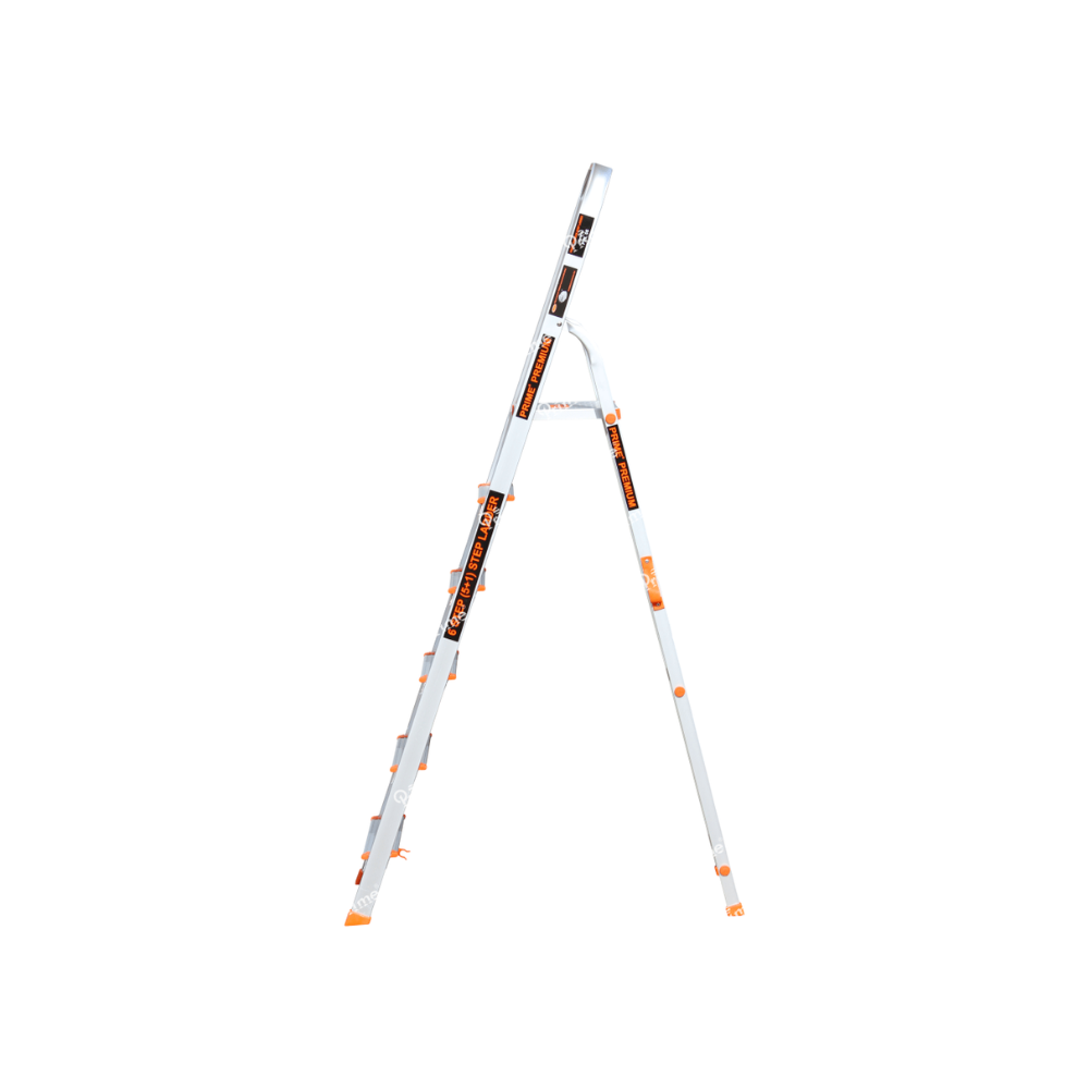 Prime Premium Step Ladder with Serrated Steps and Strong Platform
