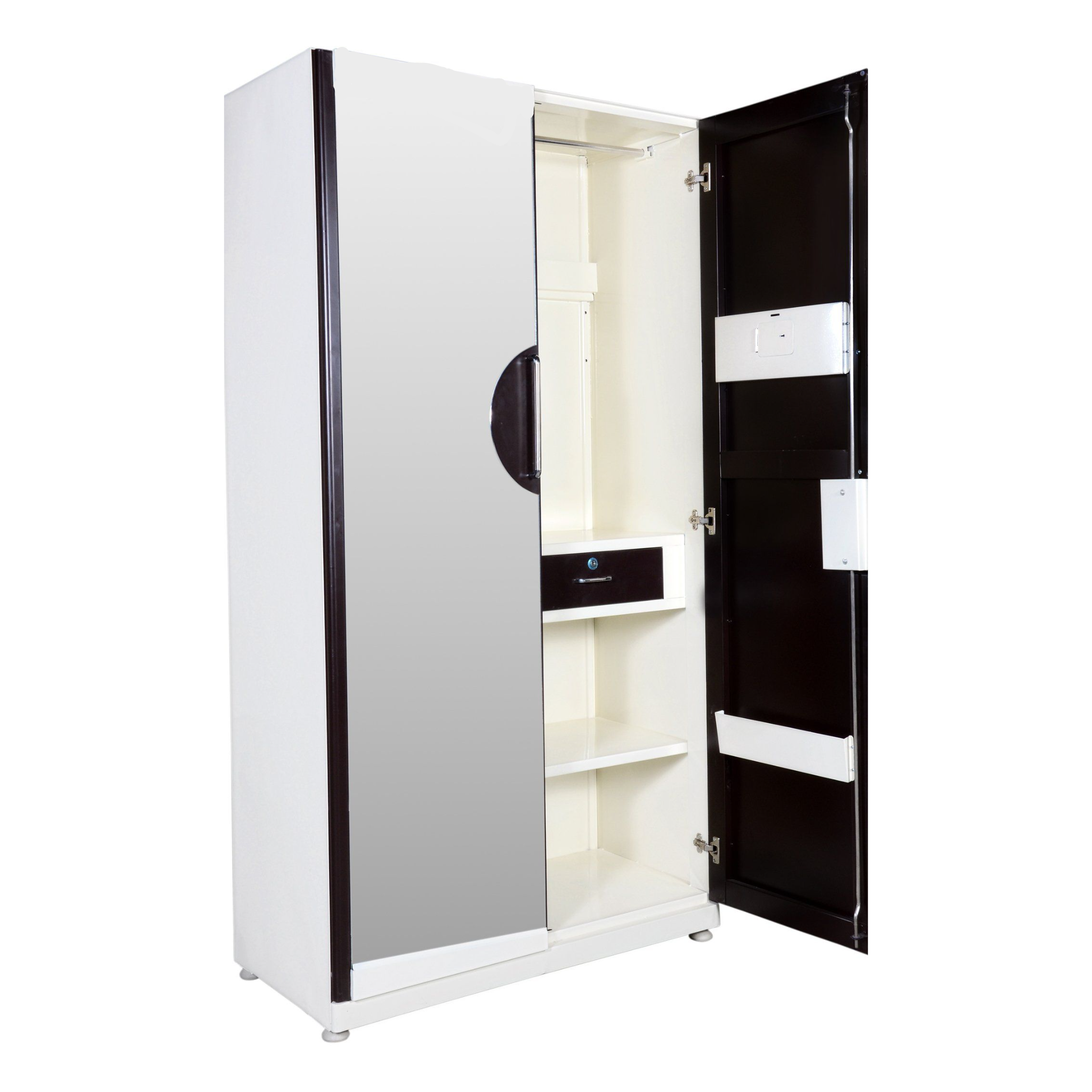 36"Deco Basic Metal Two Door Wardrobe