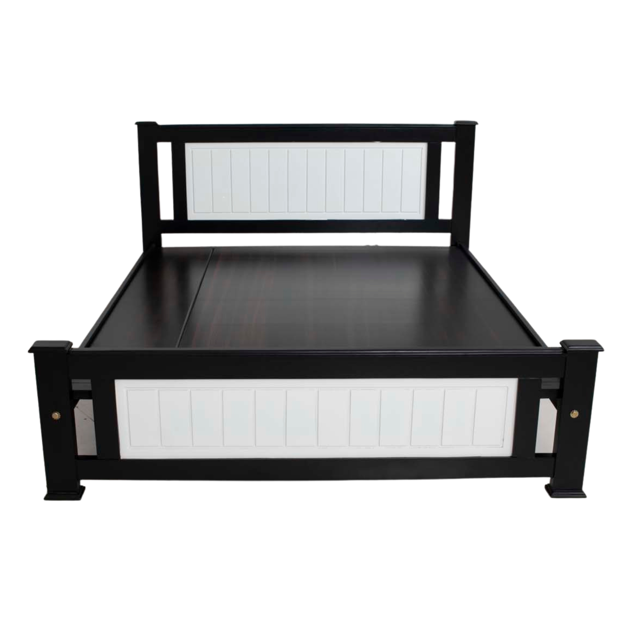 Line Rubber Wood Bed