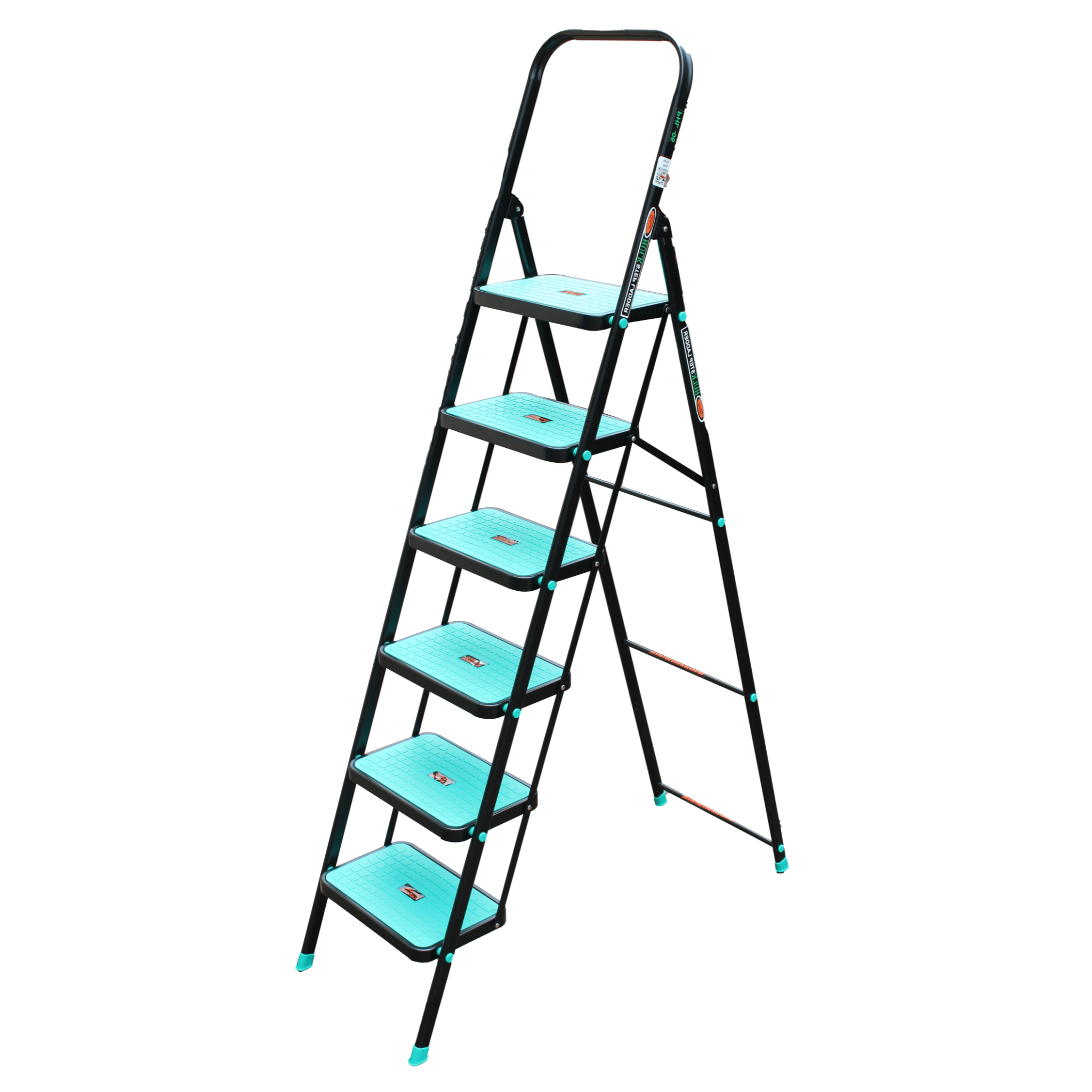 Prime Hulk Foldable Steel Ladder for Home with Anti-Slip Steps