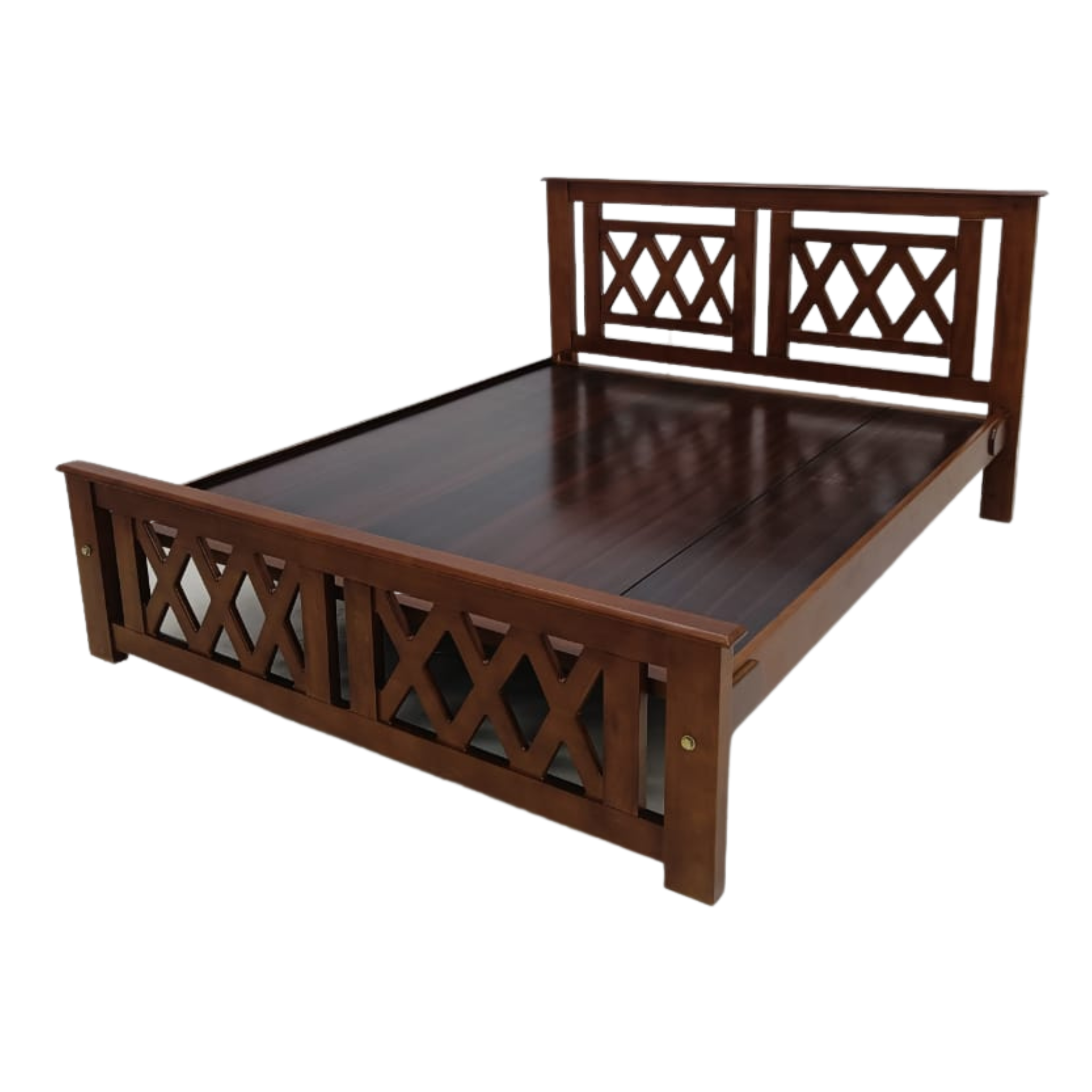 Picasso Rubber Wood Bed