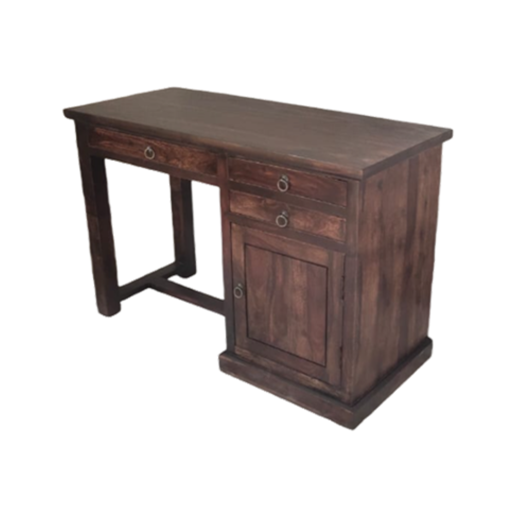 Alena Office Table with Three Drawer and One Cabinet Storage
