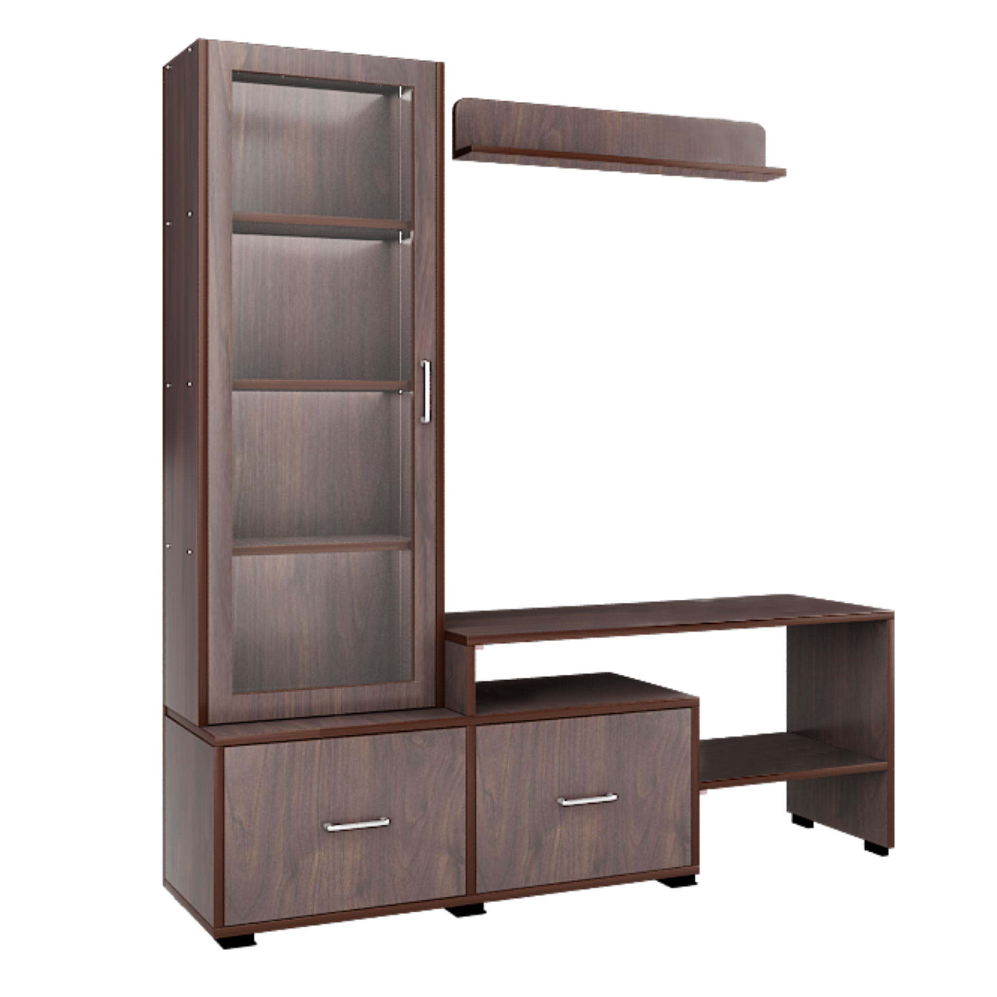 Cosmo TV Unit with Two Pull Out Drawer