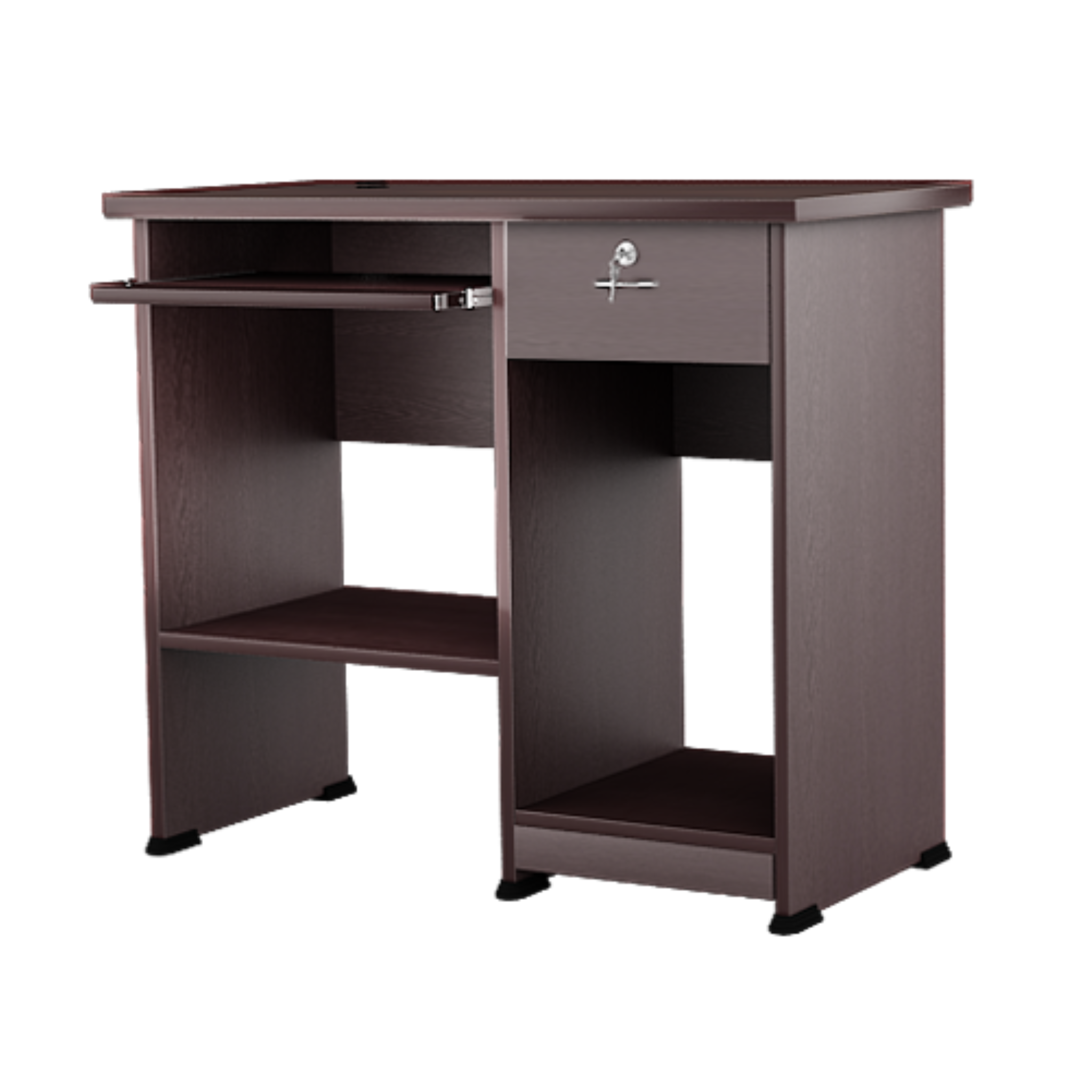 Stylish and Ergonomic Computer Table with Cabinet Space For Your Home Office