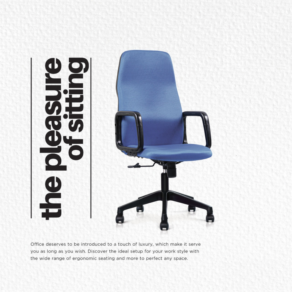 Paras Cotton Fabric Office Chair