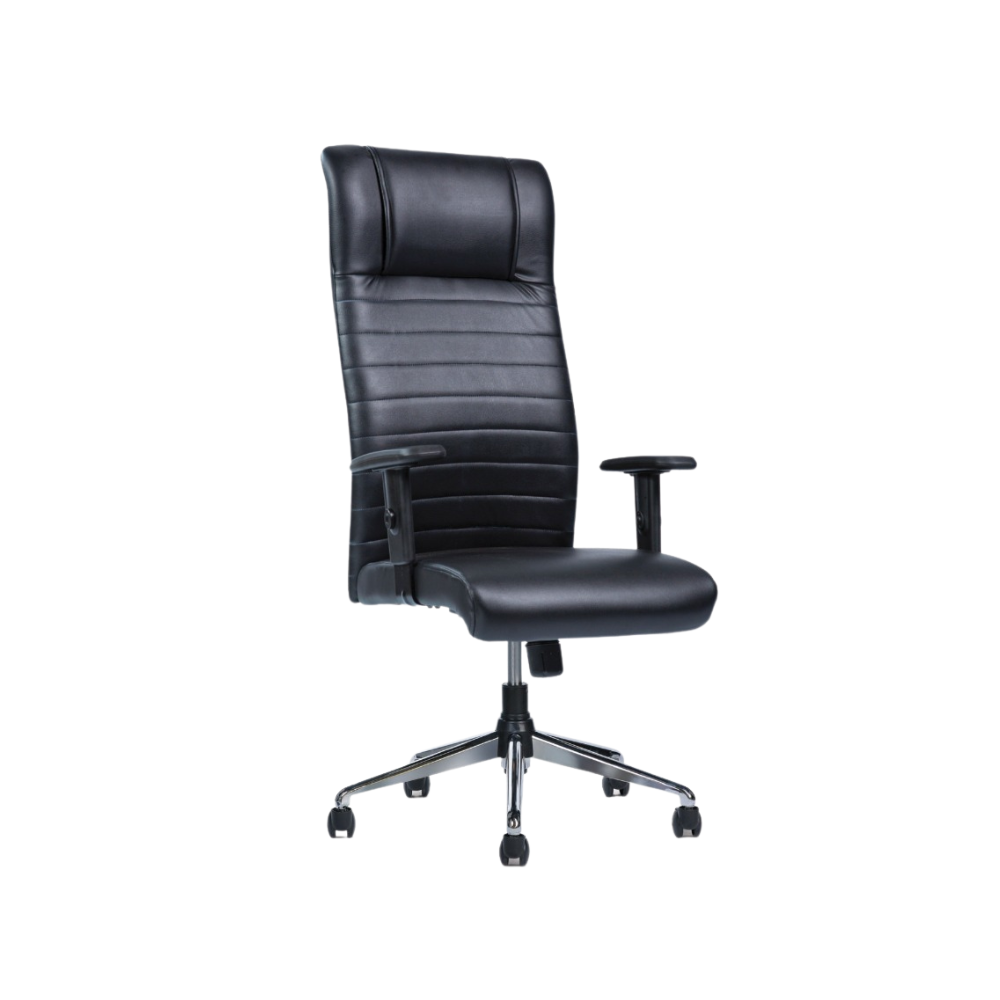 Comfy High Back Executive Chair with Adjustable Armrest