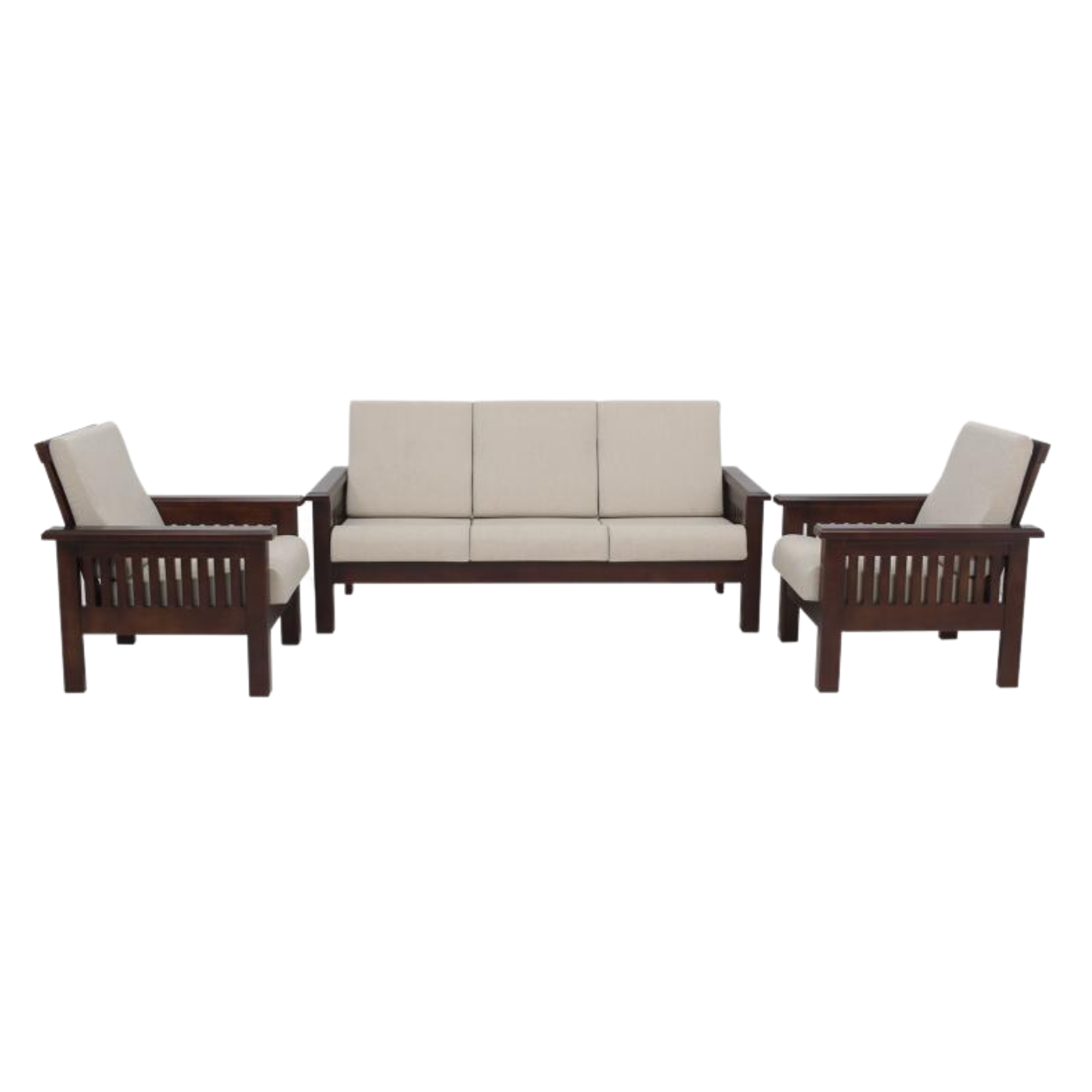 Indigo Wooden Sofa Set