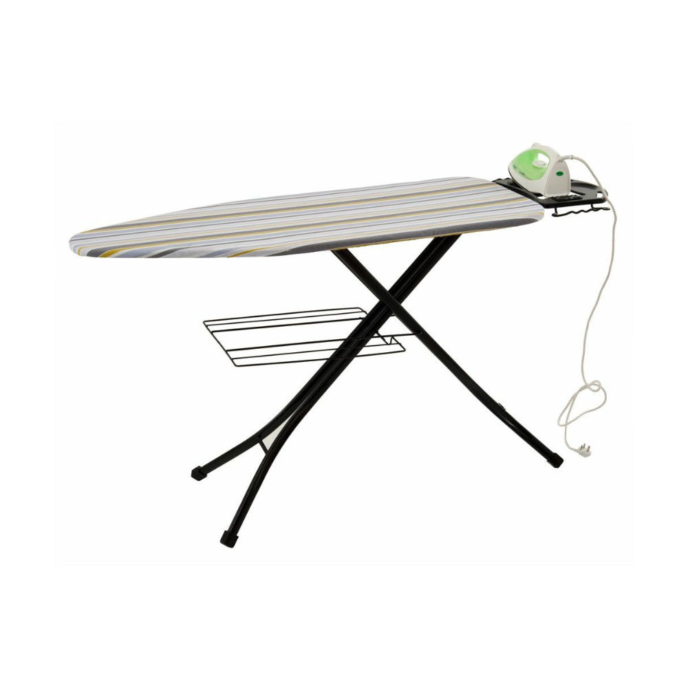 Jumbo Ironing Table with Cloth Rack