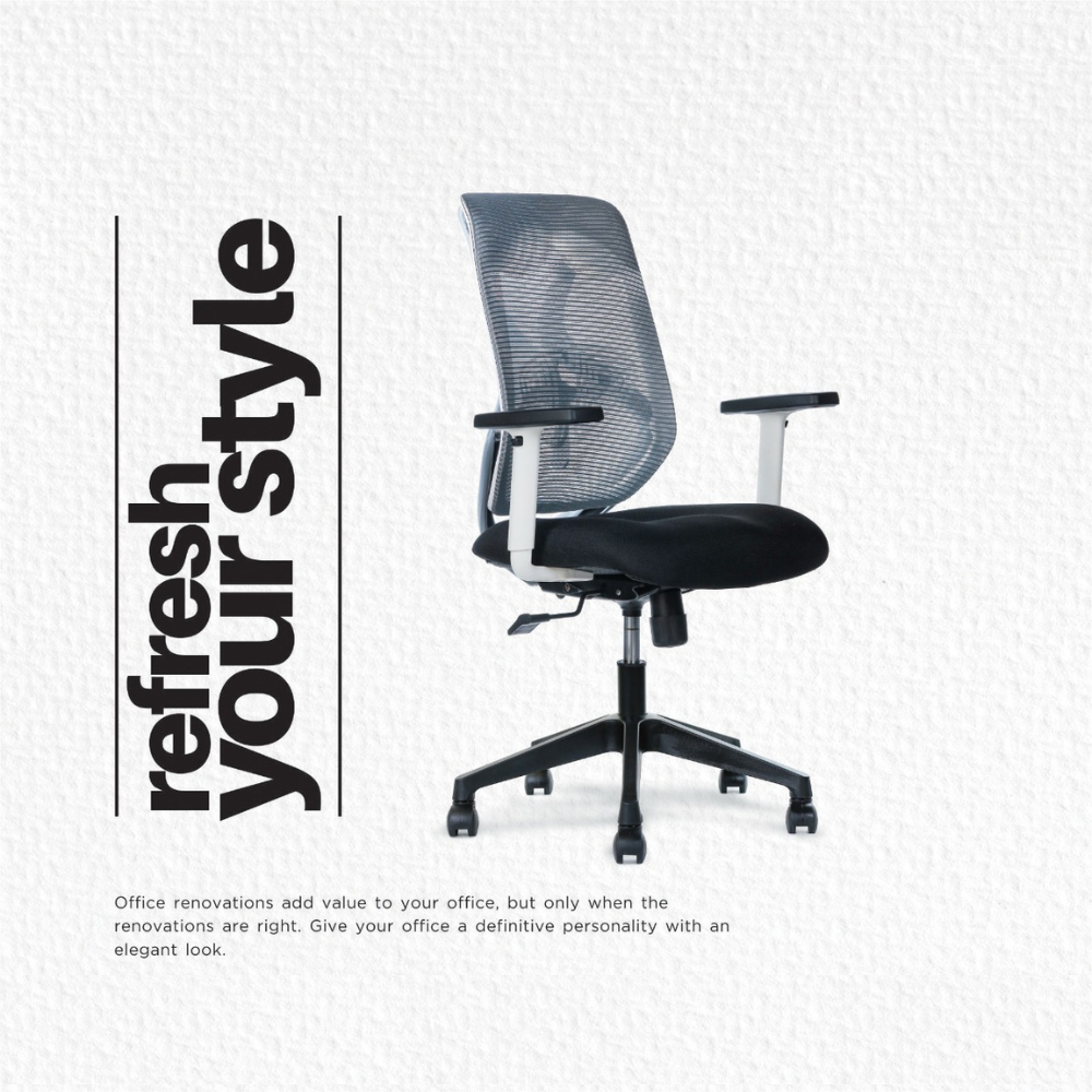 Villa  Nylon Mesh with Adjustable Handle Office Chair