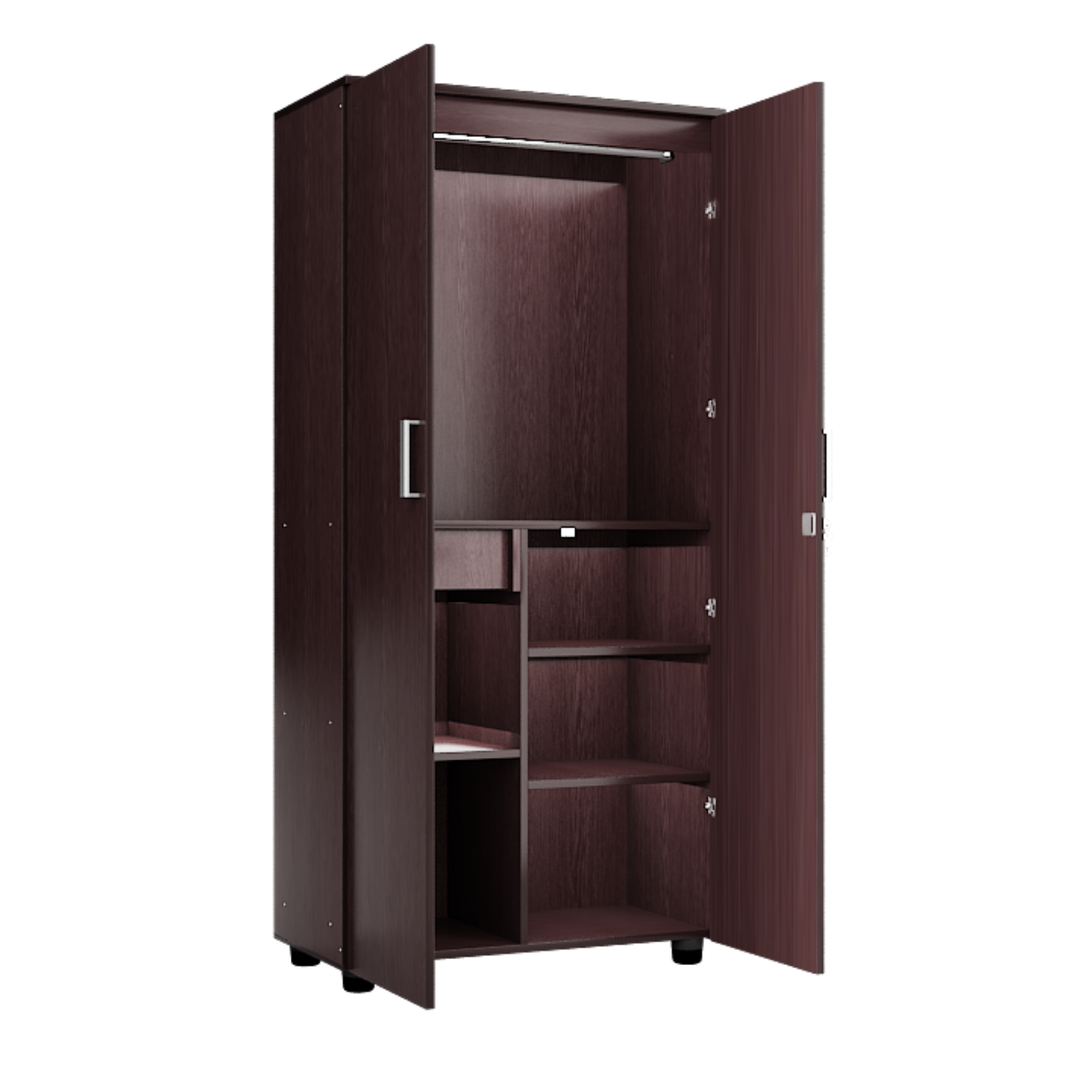 Super and Luxury Two Door Wardrobe with Hanger