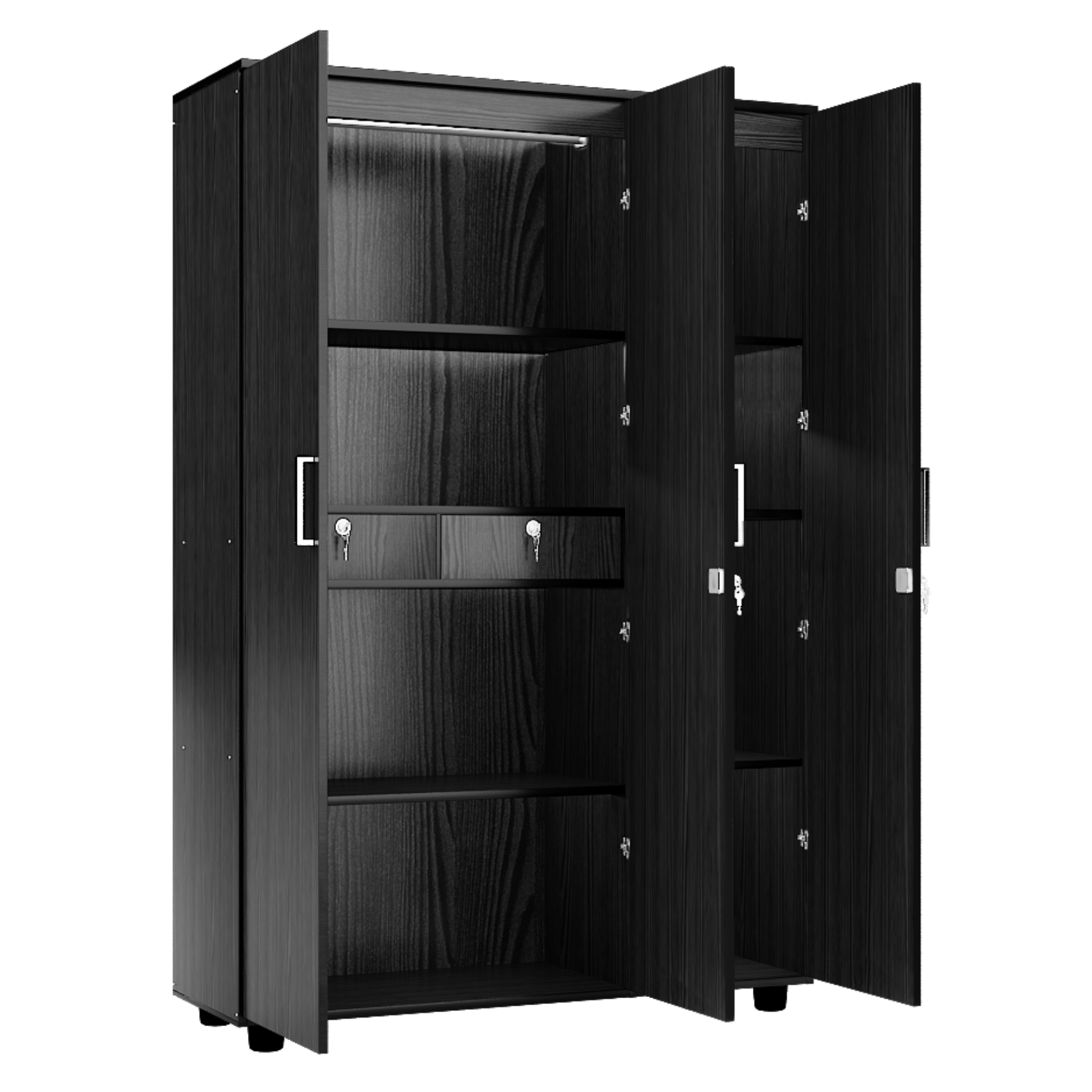 Super and Luxury Two  Door Wardrobe with Dual Drawer