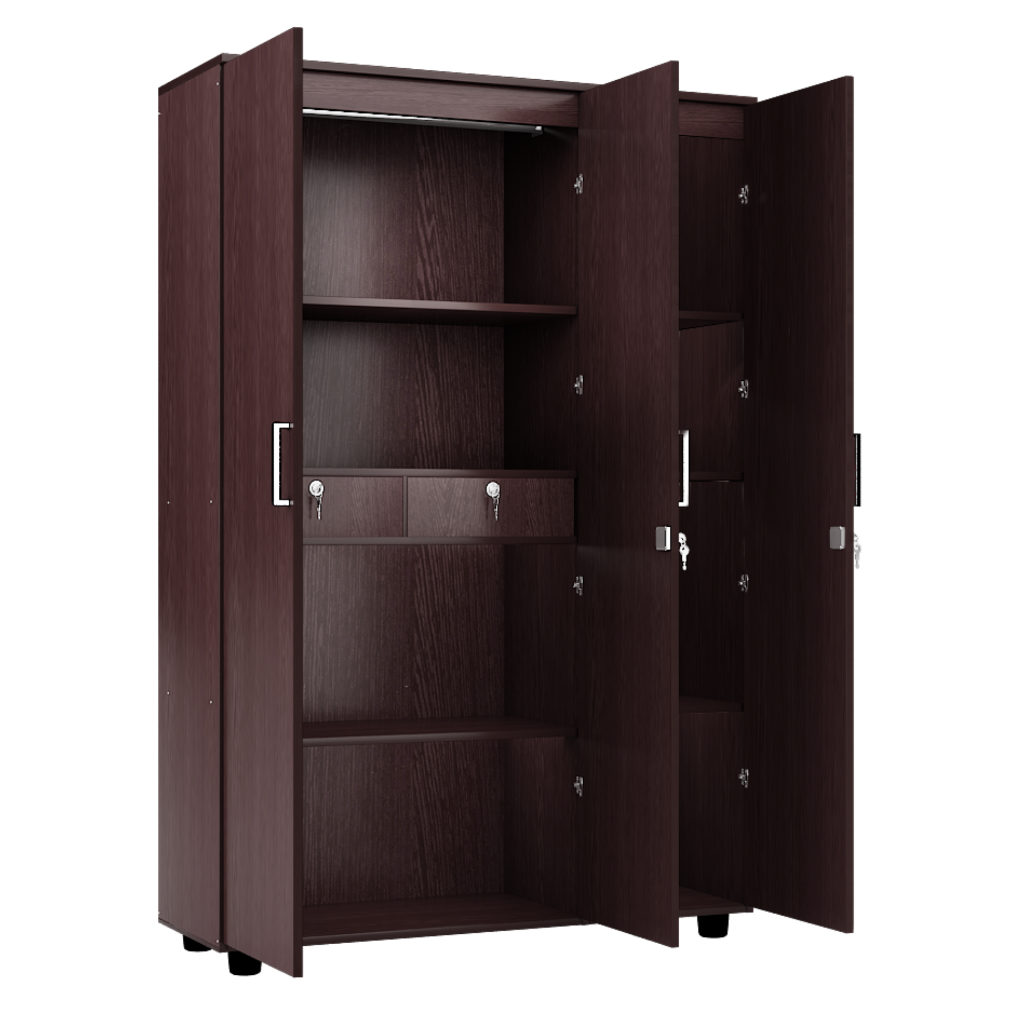 Super and Luxury Two  Door Wardrobe with Dual Drawer