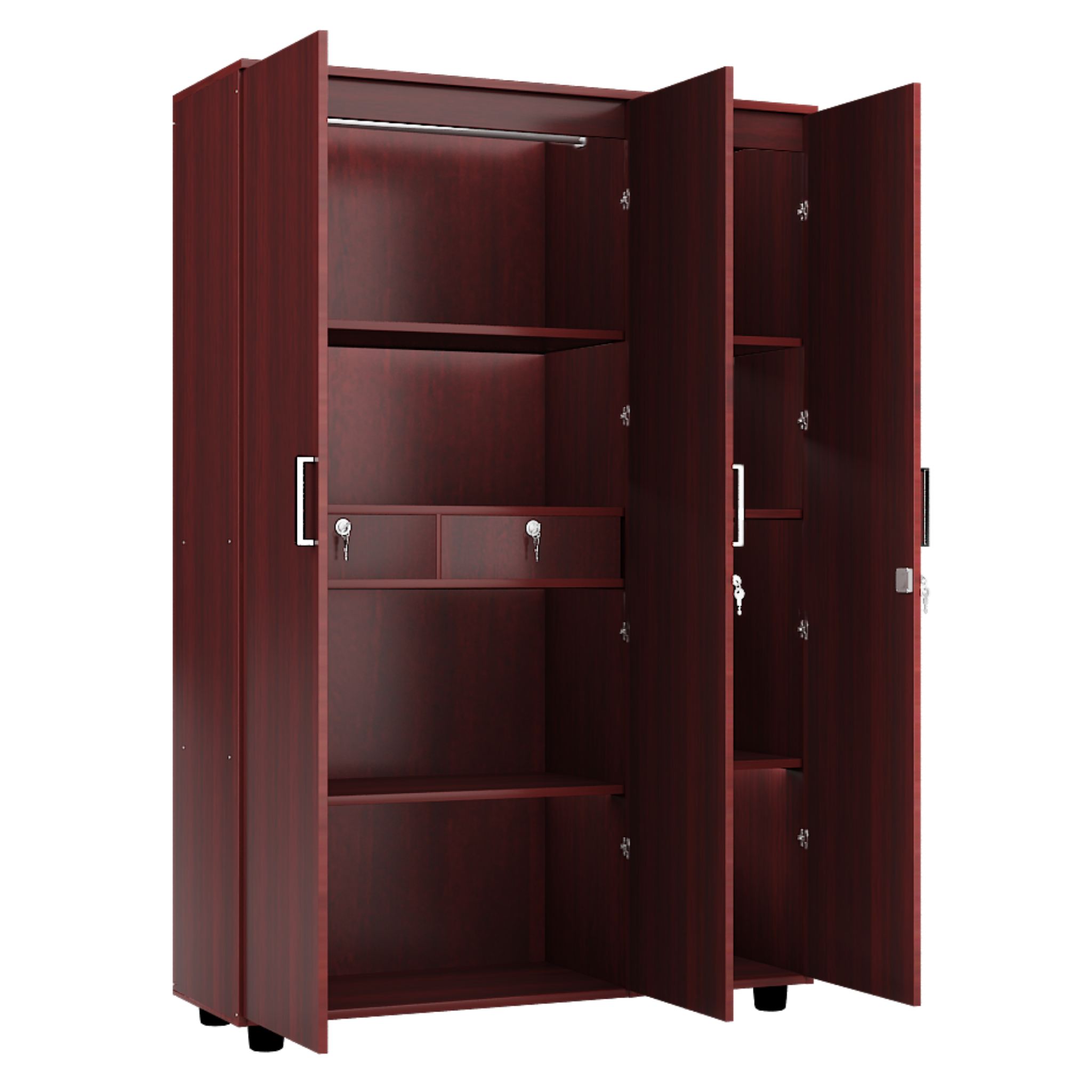 Super and Luxury Two  Door Wardrobe with Dual Drawer