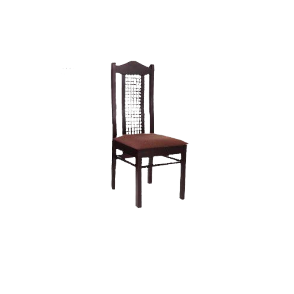 Asian Check Dining Chair