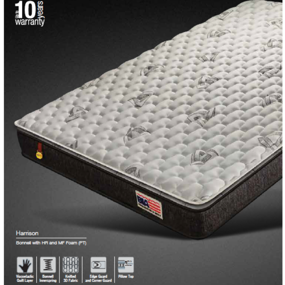 Harrison - Bonnel with HR and MF Foam (Pillow Top) Mattress