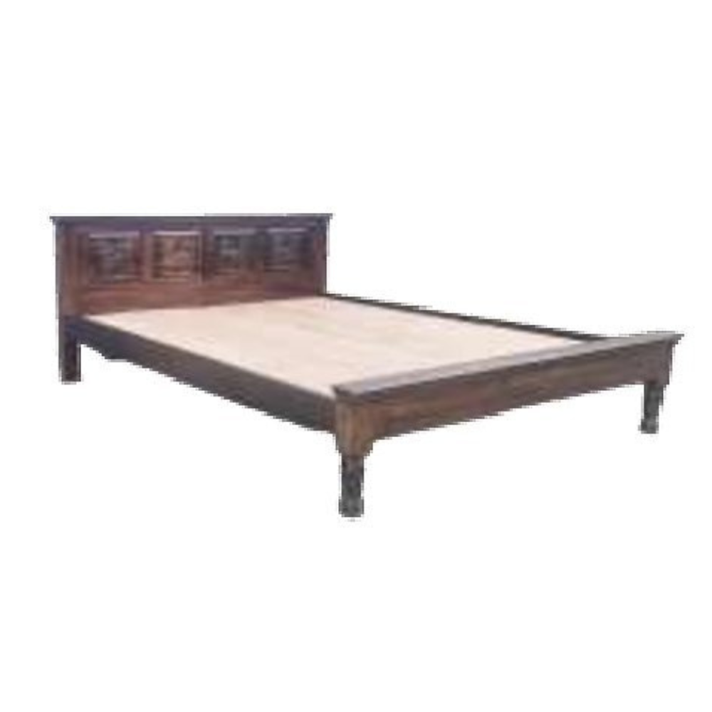 Peacock Sheesham Wood Bed