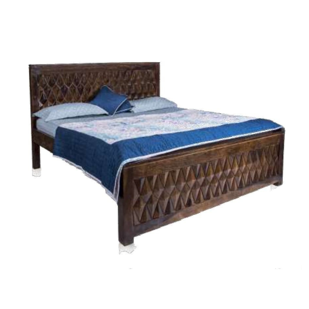 Prism Sheesham Wood Bed